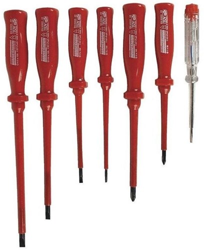 Brüder mannesmann schroevendraaierset elektro 7dlg (hobby) - 1187-profi