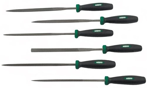 Set di lime per chiavi Brüder Mannesmann 6 pezzi (hobby) - 61010