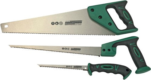 Brüder Mannesmann Brüder Mannesmann Sawing Set Steel 3 piezas 30115