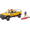 Bruder Dodge Ram 2500 Rescate Brigade Car con salvavidas