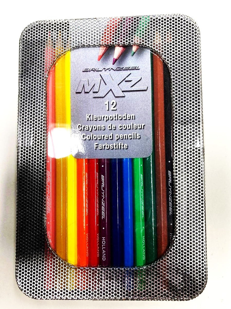 Bruynzeel 12 mxz lápices de color en lata