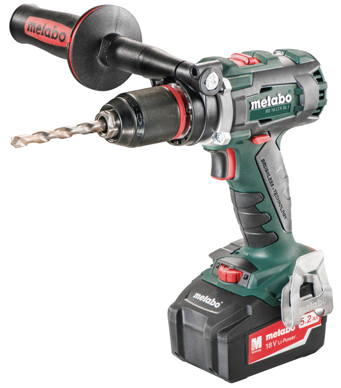 Metabo bs 18 ltx bl i koolborstelloos accuboormachine | 18v 4.0ah - 602350500
