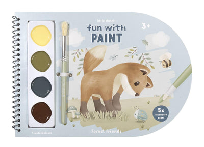 Little Dutch Paint Book Forest Friends
