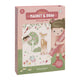 Set di targhette e magneti Little Dutch Rosa Friends