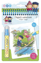 Fien teun water kleur boekje - herbruikbaar magisch kleurboek - kleuren educatief peuter speelgoed - vanaf 2 jaar