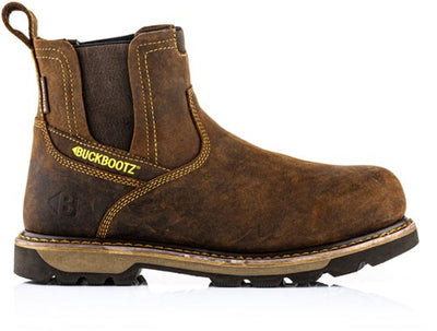 Buckbootz sin cordones b1180 s3 | marrón oscuro | talla 40 - 5055138021927