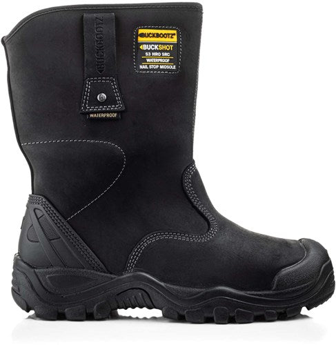 Buckbootz scarpa da lavoro buckshot stivale da lavoro bsh010 s3 | marrone scuro | misura 43 - 00.176.070.43