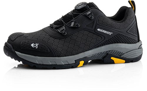 Buckbootz werkschoen tradez wheelz laag s1ps boa | zwart | maat 44 - 5055138027066