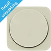 Busch Jaeger placa de cubierta color crema + botón de atenuación - 4695050