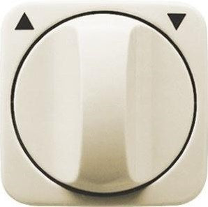 Placca di copertura crema Busch Jaeger + pulsante rotativo - 4692060