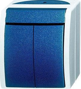 Interruttore serie Busch Jaeger SWD da parete blu - 4696040