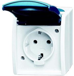 Presa da parete Busch Jaeger SWD RA blu - 4696000