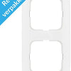 Busch jaeger wit 2 voudig afdekraam - 4695610