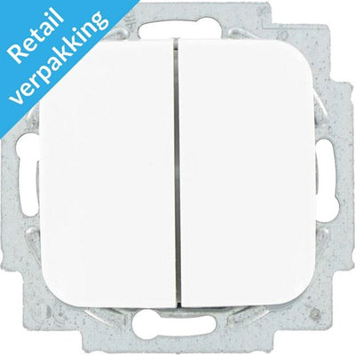 Commutatore bianco + bilanciere Busch Jaeger - 4695522