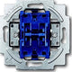 Interruptor empotrable Bush Jaeger 2x cambio Bush Jaeger 4691080