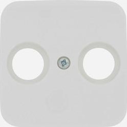 Busch jaeger bush jaeger placa de inserción coaxial blanco bush jaeger 4692112
