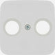Busch jaeger bush jaeger placa de inserción coaxial blanco bush jaeger 4692112