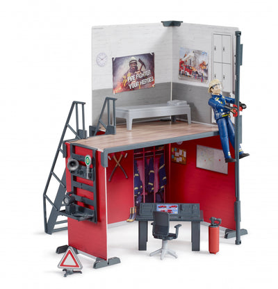 Bruder Bworld Brandweerkazerne con bombero 62702