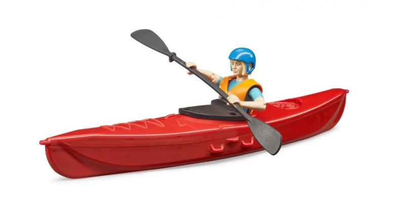 Bruder bworld kajak met speelfiguur