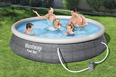 Piscina set bestway set veloce con pompa gonfiabile 396x84 cm