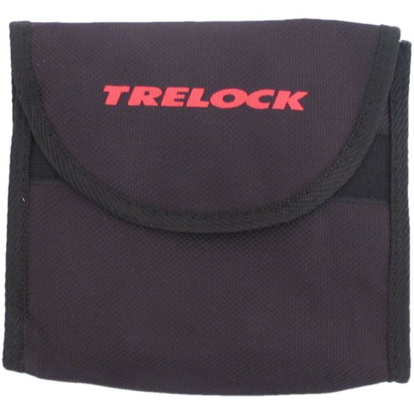 Trelock Ringslot Set Rs 430 tra cui ZR 355 Inpeste Chain (100 cm) - rosso nero