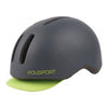 Polisport helm Commuter mat grijs fluo geel M 54-58cm