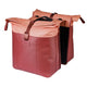 Basil bolsa doble para bicicleta vive mik 28-35l 14 x 30 x 38 cm - rosa burdeos