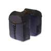 Basil Miles Double Bicycle Borse, Waterproof, Universal Bridge System, 34L, antracite nero