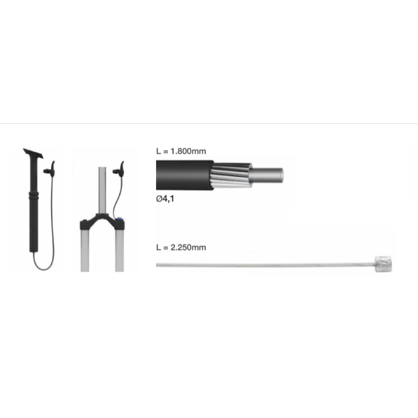 Elvedes cable set for Dropper seat post Remote Lock-out
