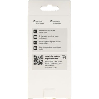 Rema tip top nederland b.v. simson remkabelbuis v-brake inclusief rubber