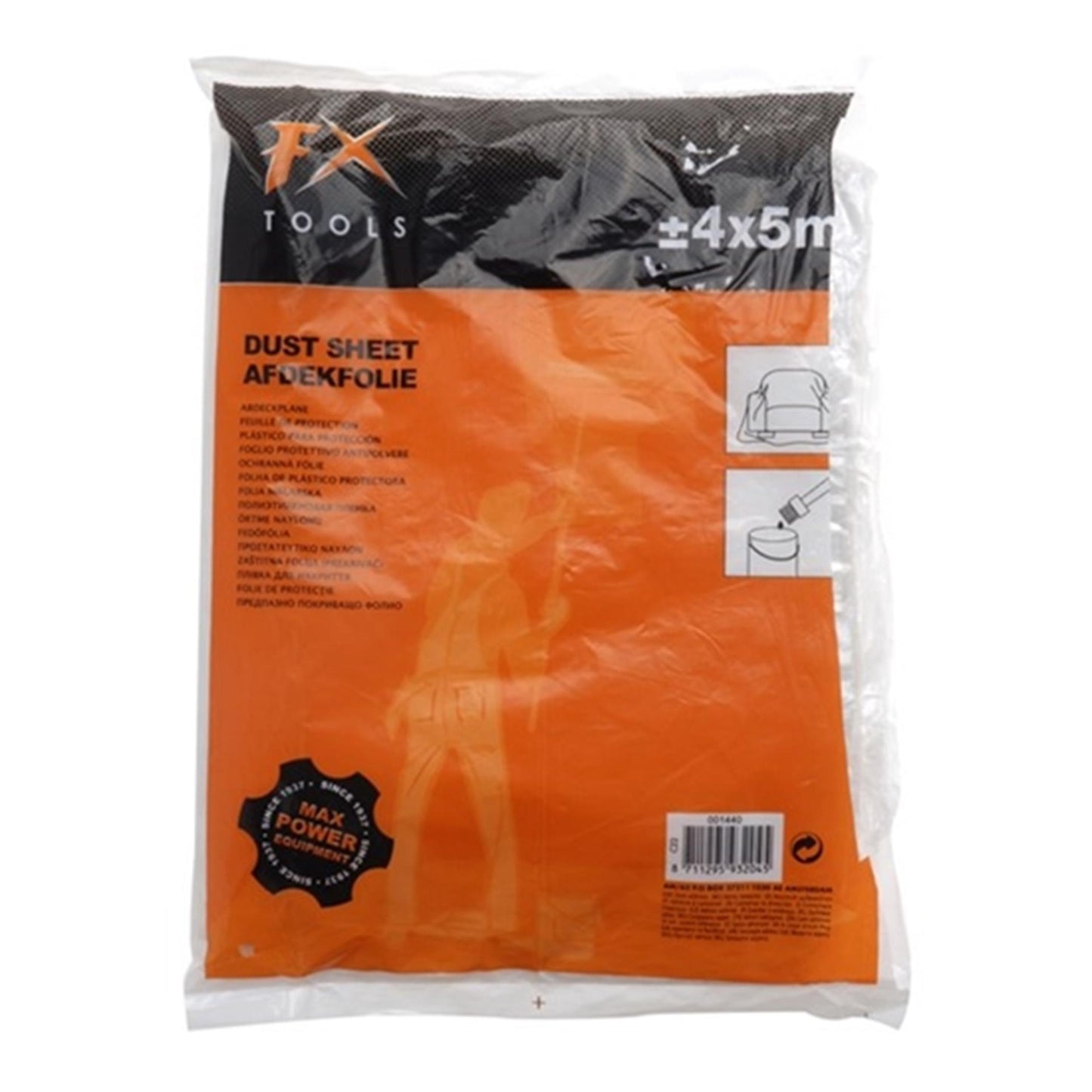 Película protectora transparente Fx tools 400x500cm