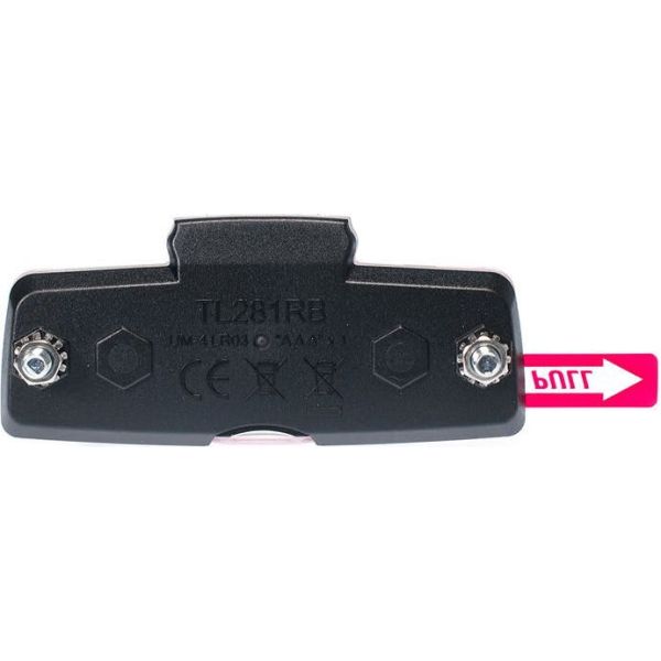 Rear light block LED battery luggage rack Red