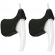 Caudos de mango de freno CLC4S Negro 7 cm 2 piezas