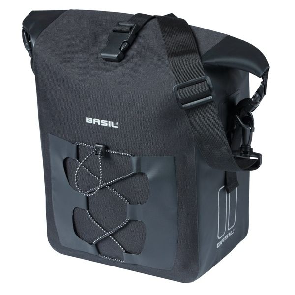 Basil bag navegador m single negro | ganchos de micrófono | 15l