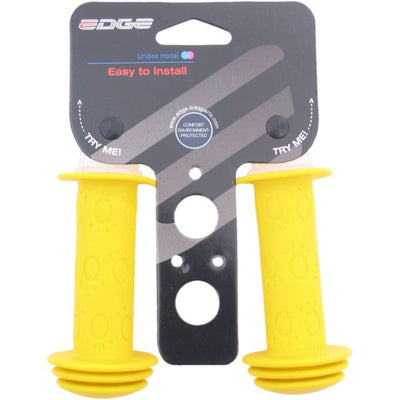 Manijas de bicicletas para niños Edge Kiddy - 96 mm, Geel