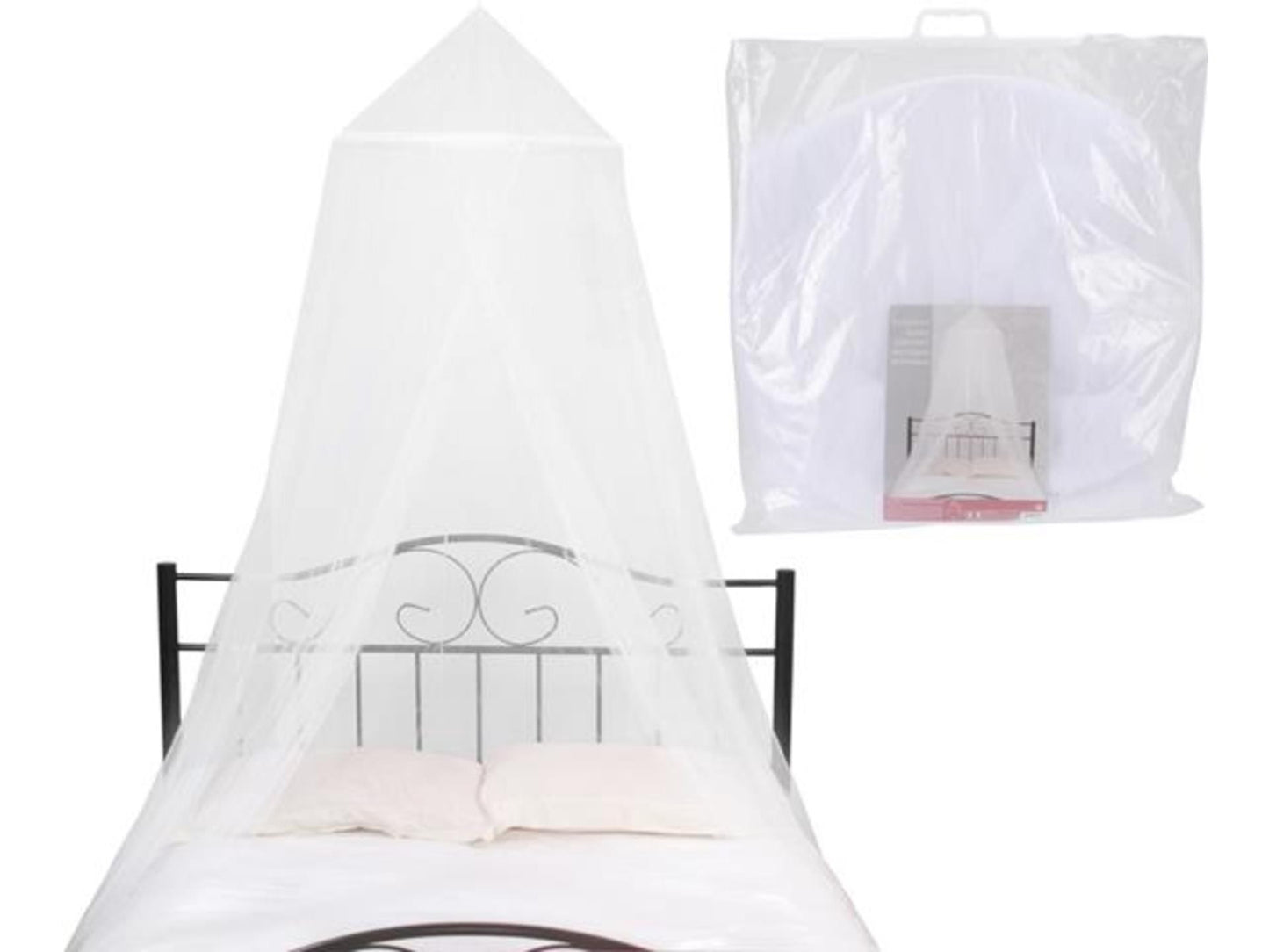 Pro jardín mosquitera 2 personas blanco fino