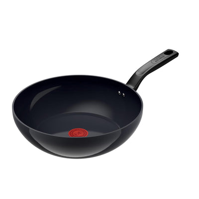 Tefal C47619 Cambia Panna di wok in ceramica nera 28 cm nero