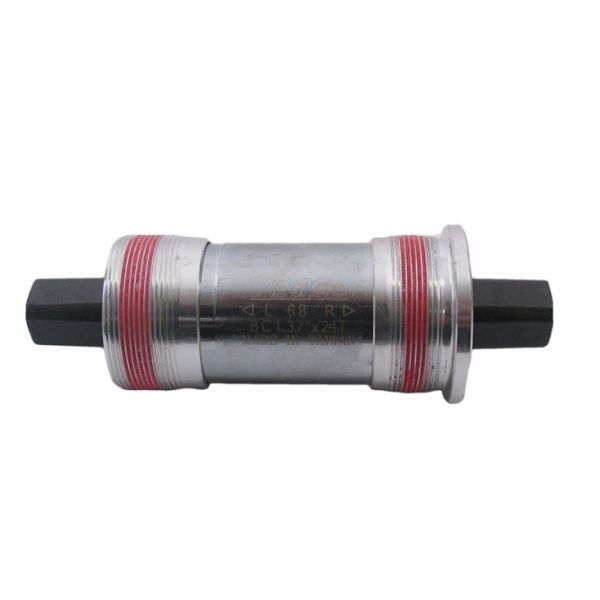 Edge vierkante trapas 115mm bsa 68mm met aluminium cups - zilver