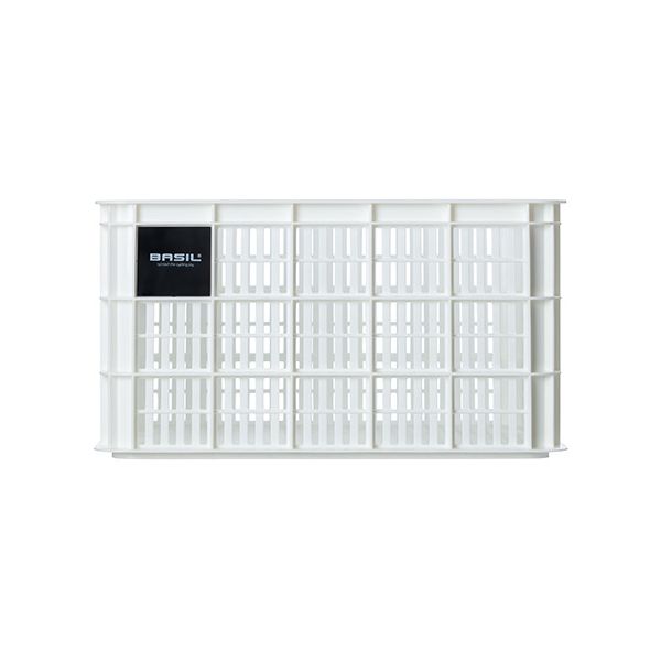 Basil Fietskrat L - Large - 40 litri - Bianco