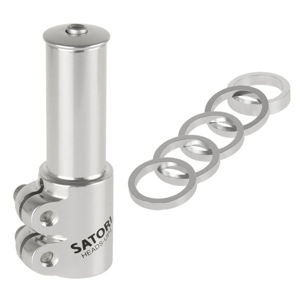 Prolongador de potencia de manillar Satori 1-1 8 - plata