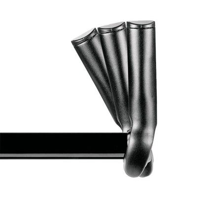 Piccolo sterzo sportivo Einde - nero, 13 cm, regolabile, 156g
