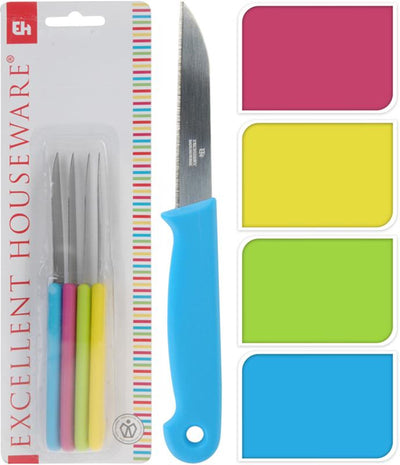 Excelente juego de cuchillos peladores para artículos para el hogar de 4 piezas.