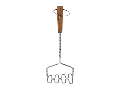 Eccellente casalinga casalinga stampante di patate da 34 cm in acciaio inossidabile in legno