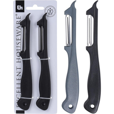 Excellent houseware peelers 2 pieces on card