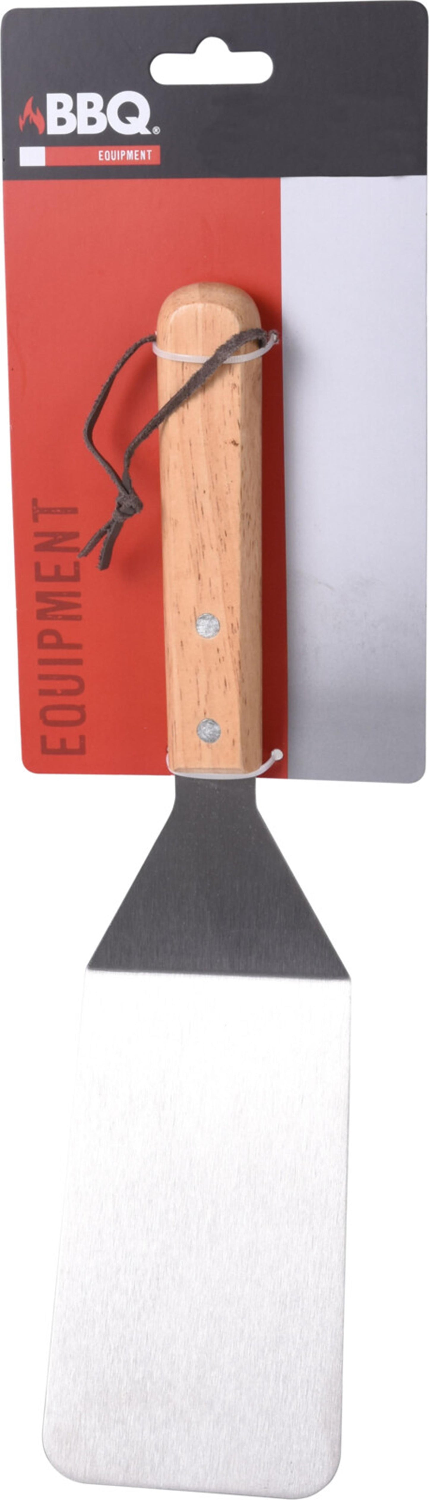 Bbq spatel 34cm houten handvat