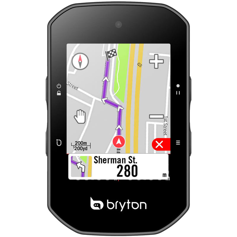 BRYTON - COMPUTER BICYCLE GPS RIDER S500 COMPRESO CINTURA CAMBIA E SENSORE CADANS ANT+ BLUETOOTH