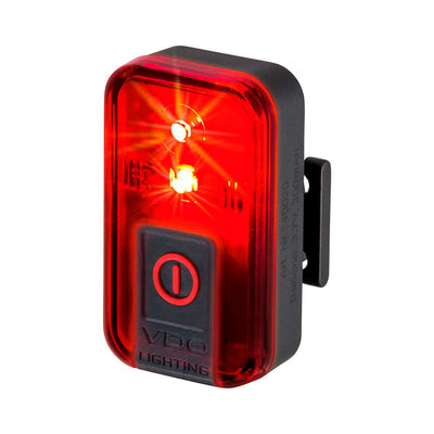 Vdo eco light red rl plus usb achterlicht li-on accu+remlicht aan uit