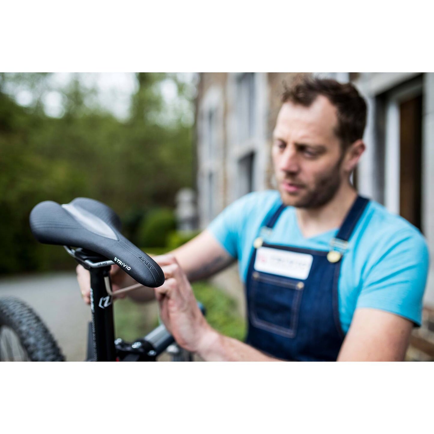 Trivio - sella per bicicletta Monk nera