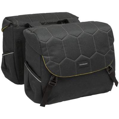 Mondi Joy Bolsa de bicicleta doble - Negro - Repelente de agua - 38L