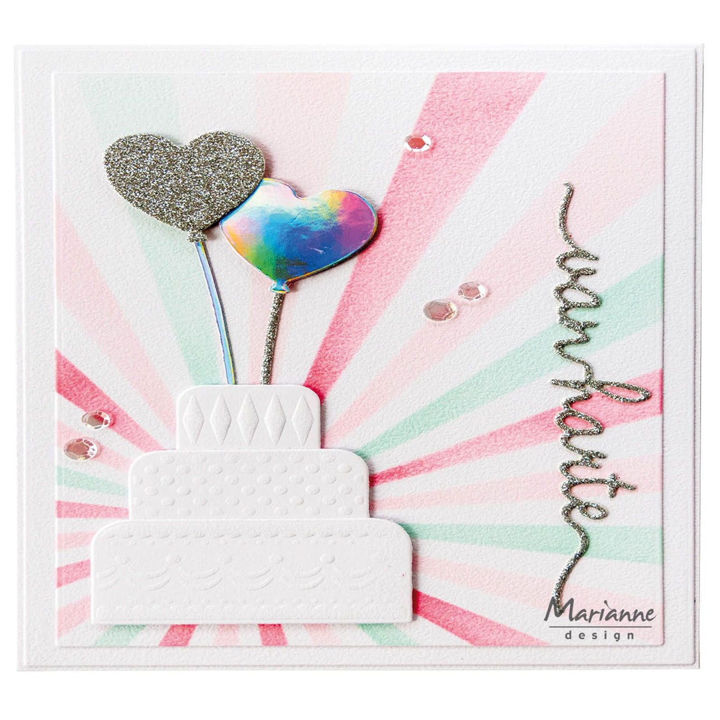 Design Marianne • strass rosa chiaro